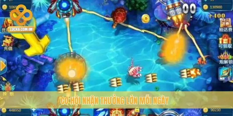 Cơ hội nhận thưởng lớn mỗi ngày